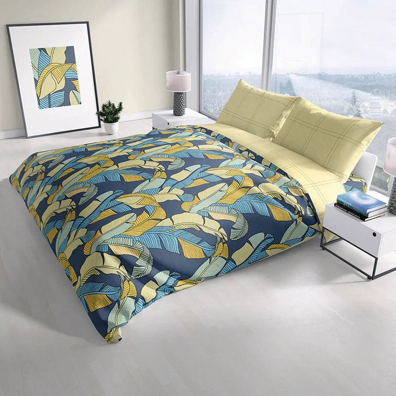 Bed Cover Hawaii Fitted - Banana Leaf - My Love Bedcover