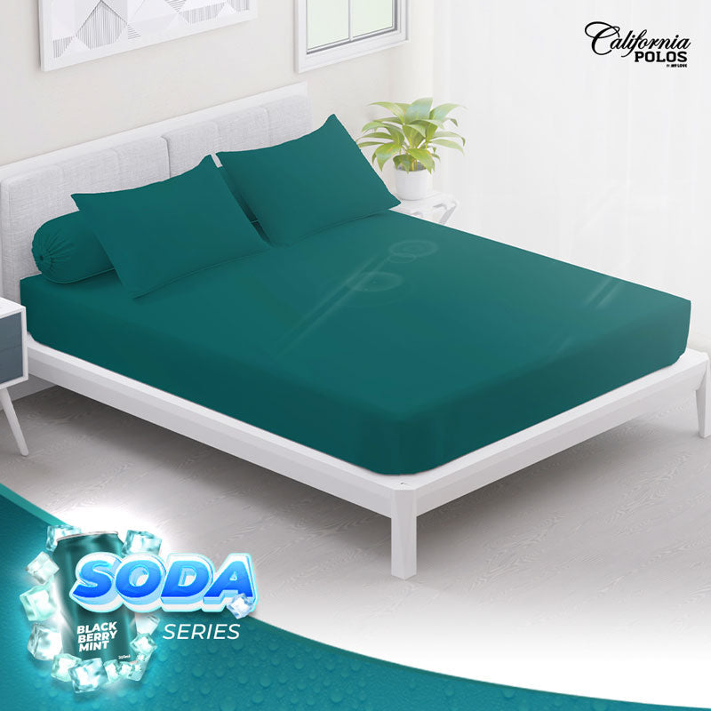 Sprei California Polos Fitted - Blackberry Mint