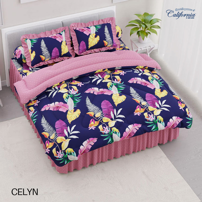 Bed Cover California Rumbai - Celyn - My Love Bedcover