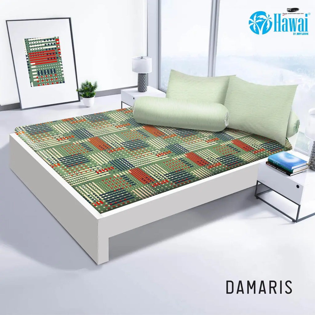 Sprei Hawaii Fitted - Damaris - My Love Bedcover