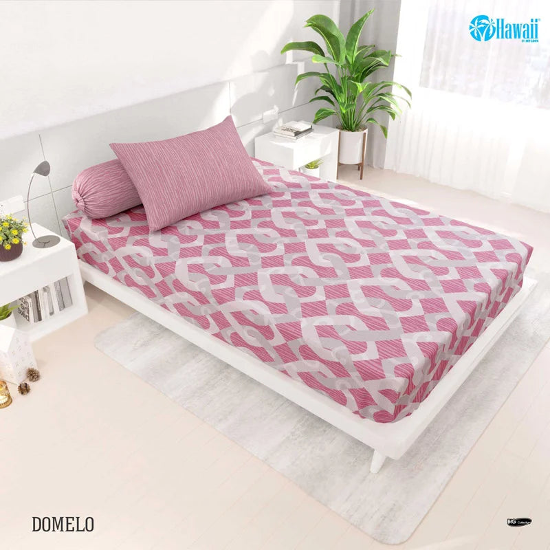 Sprei Hawaii Fitted - Domelo - My Love Bedcover