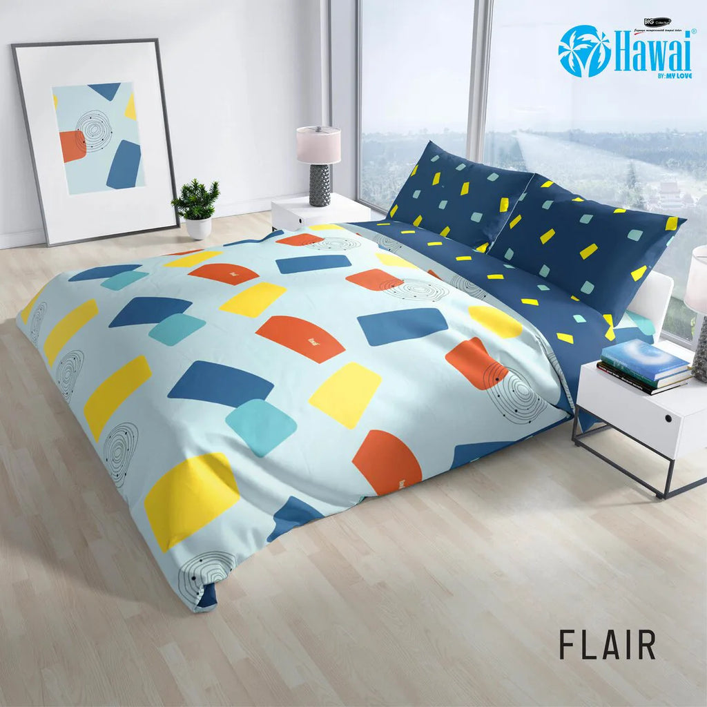 Bed Cover Hawaii Fitted - Flair - My Love Bedcover