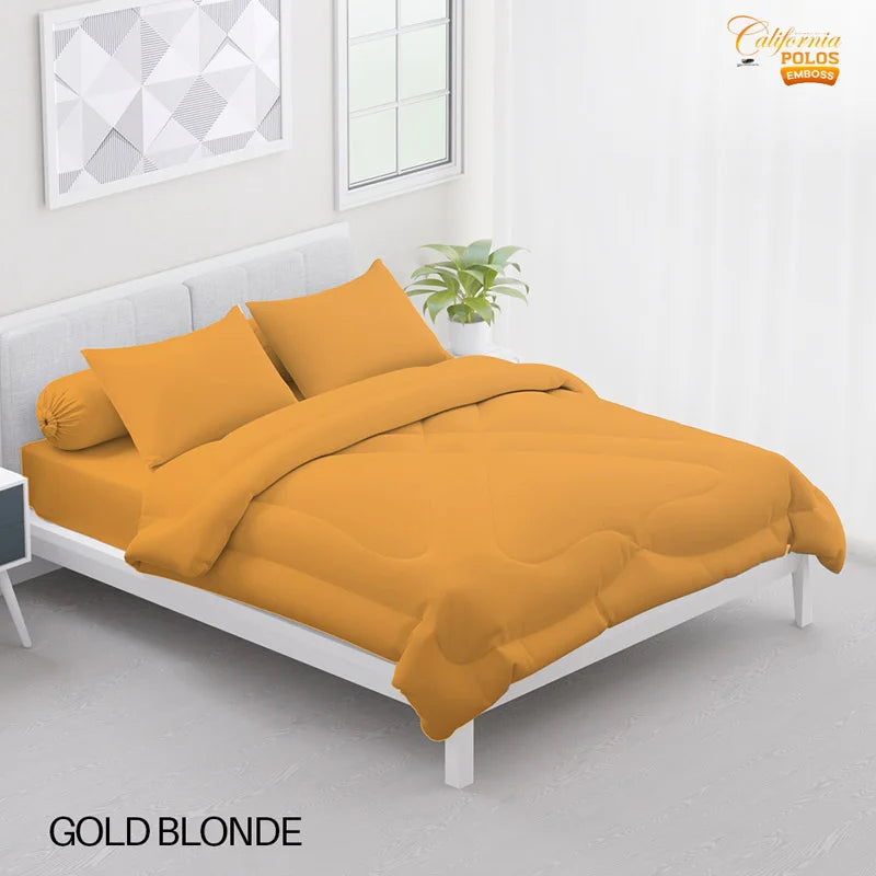 Bed Cover California Polos Fitted - Gold Blonde - My Love Bedcover