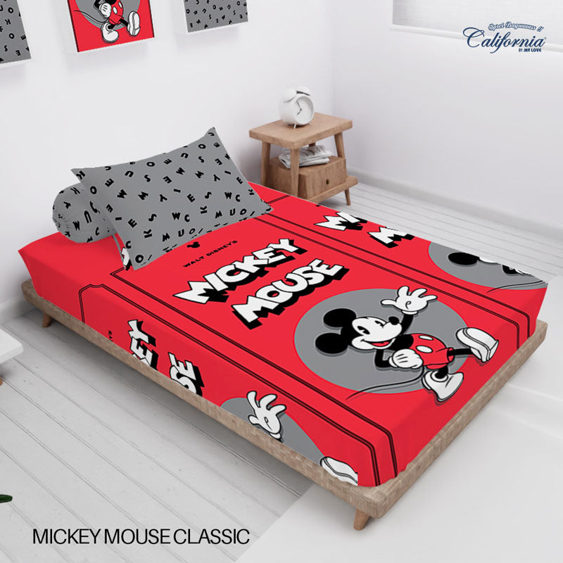 Sprei California Fitted - Mickey Mouse Classic