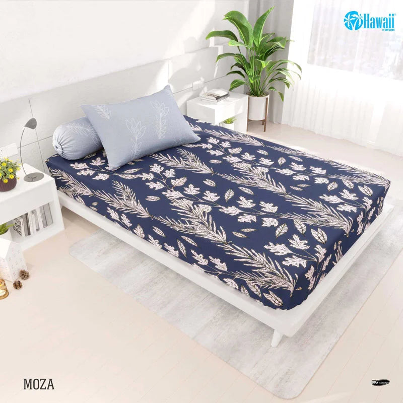 Sprei Hawaii Fitted - Moza - My Love Bedcover