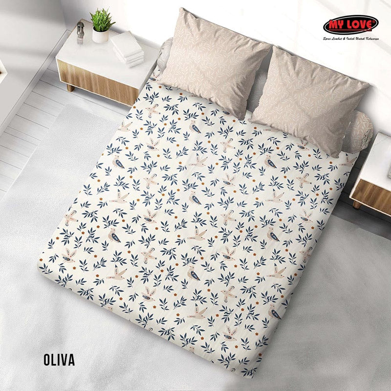 Sprei My Love Fitted - Oliva - My Love Bedcover