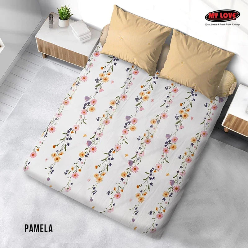 Sprei My Love Fitted - Pamela - My Love Bedcover