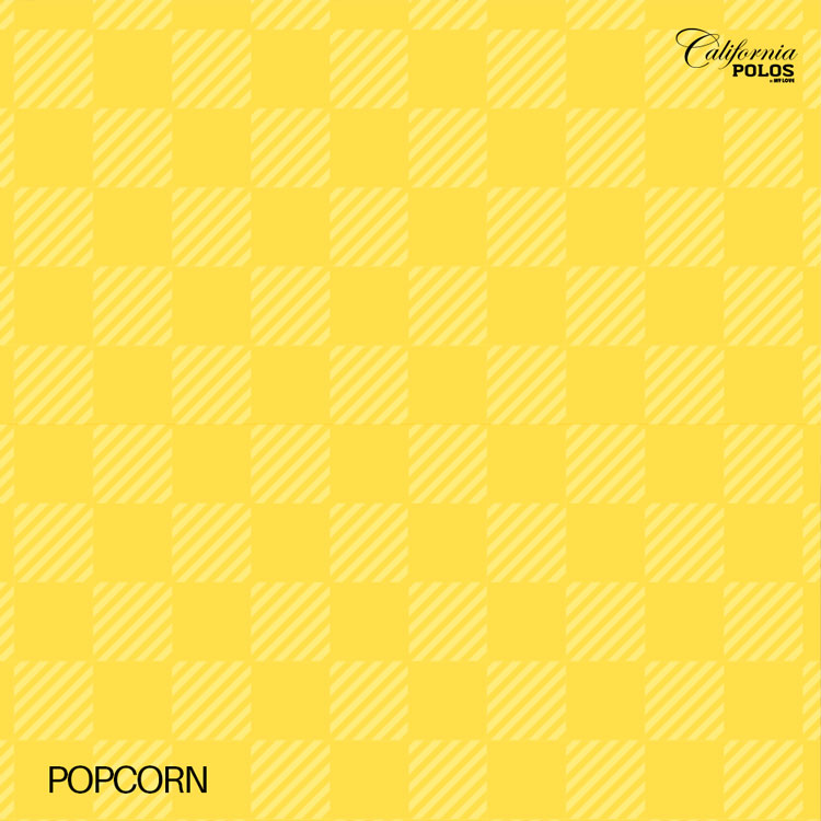 Emboss California Polos Fitted - Popcorn - My Love Bedcover