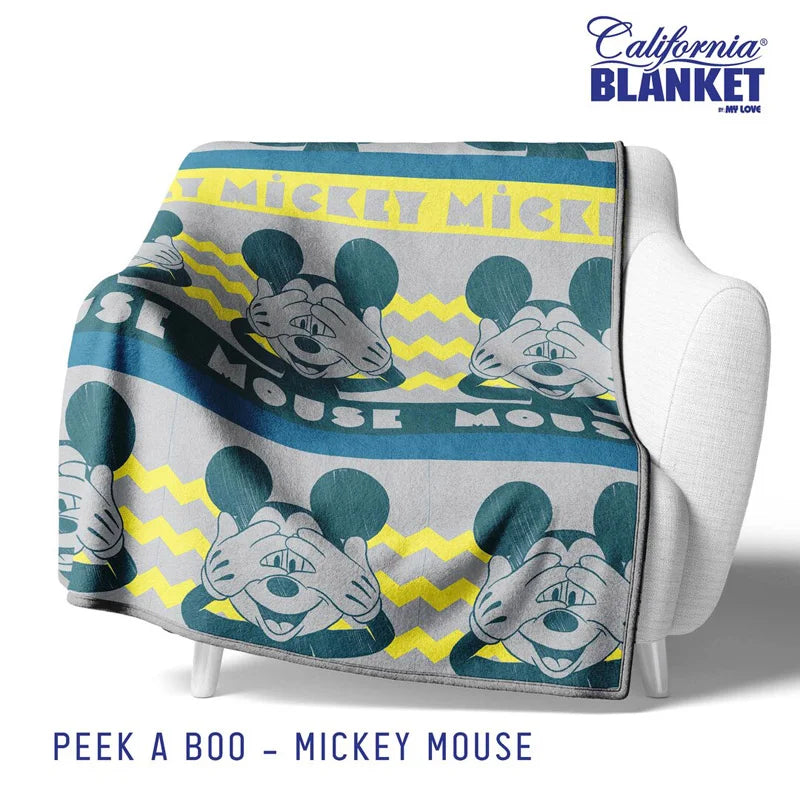 Selimut California - Peek A boo/ Mickey Mouse - My Love Bedcover