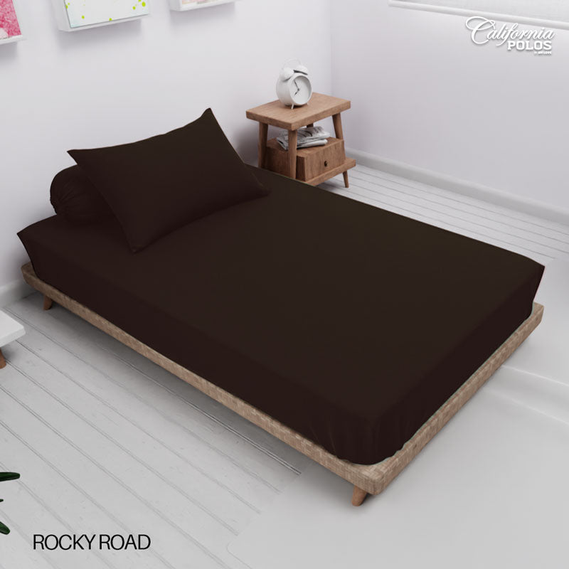 Sprei California Polos Fitted - Rocky Road