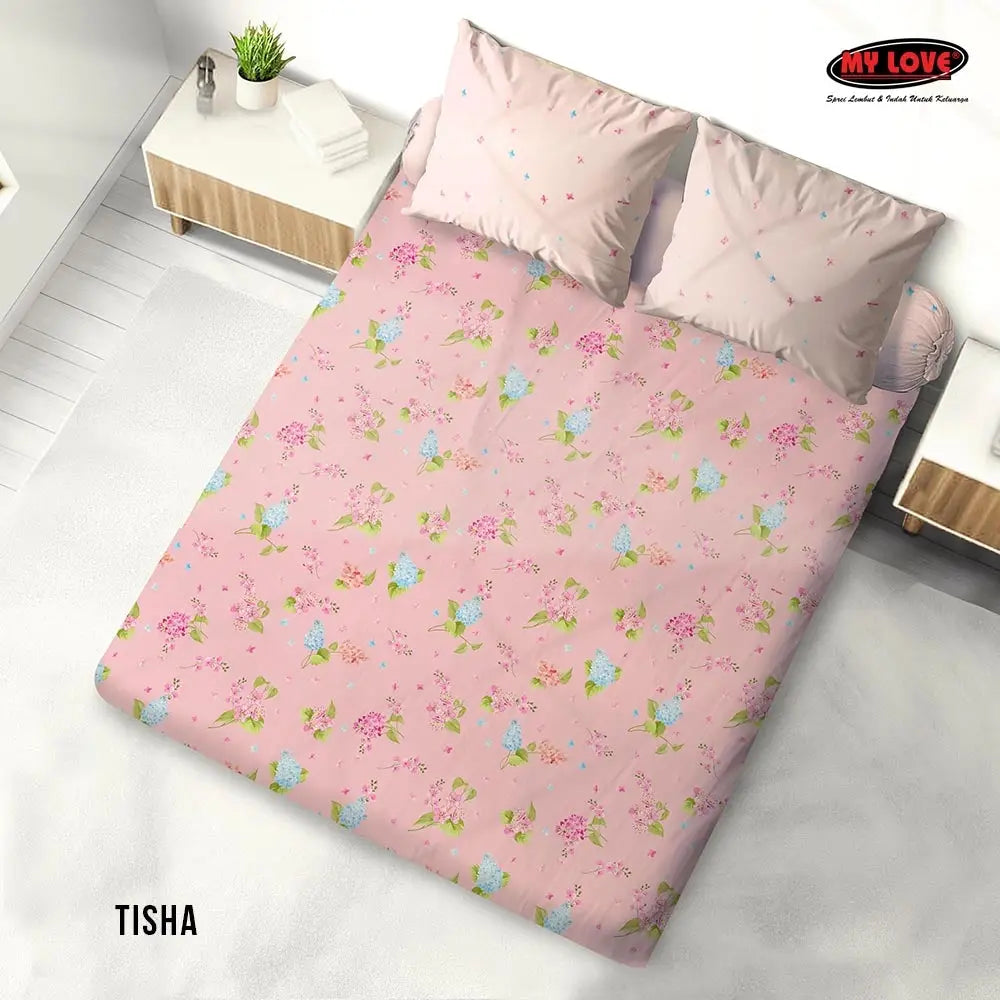 Sprei My Love Fitted - Tisha - My Love Bedcover