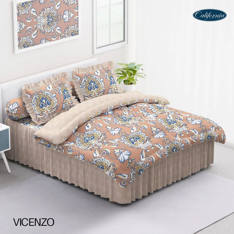 Bed Cover California Rumbai - Vicenzo - My Love Bedcover