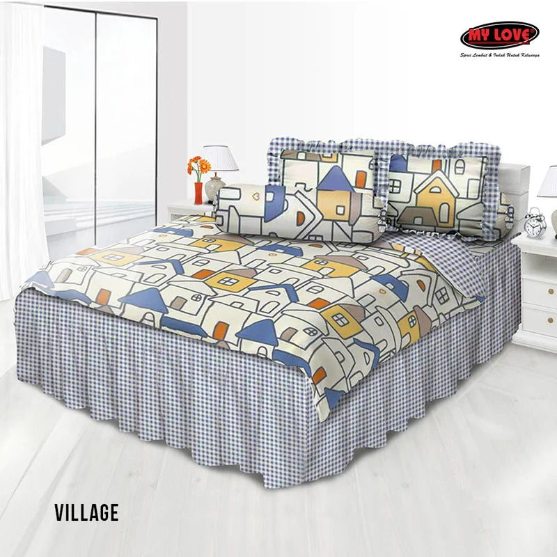 Bed Cover My Love Rumbai - Village - My Love Bedcover