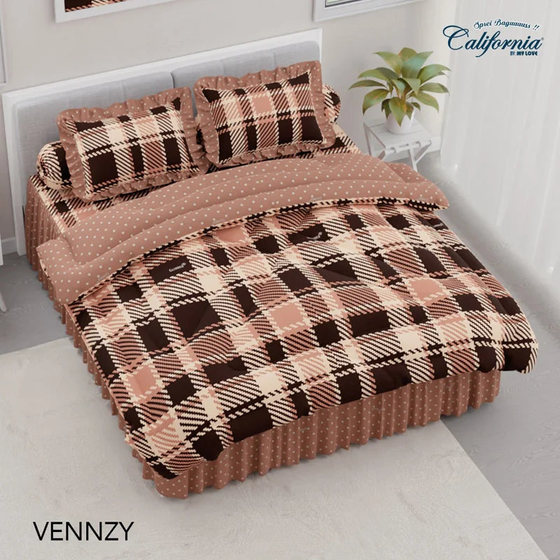 Bed Cover California Rumbai -  Vennzy - My Love Bedcover