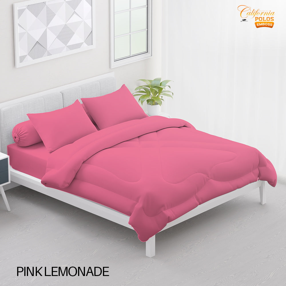 Bed Cover California Polos Fitted - Pink Lemonade - My Love Bedcover