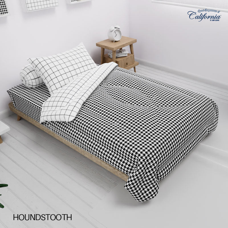 Bed Cover California Fitted - Houndstooth - My Love Bedcover