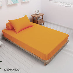 Sprei California Polos Fitted - Ice Mango - My Love Bedcover