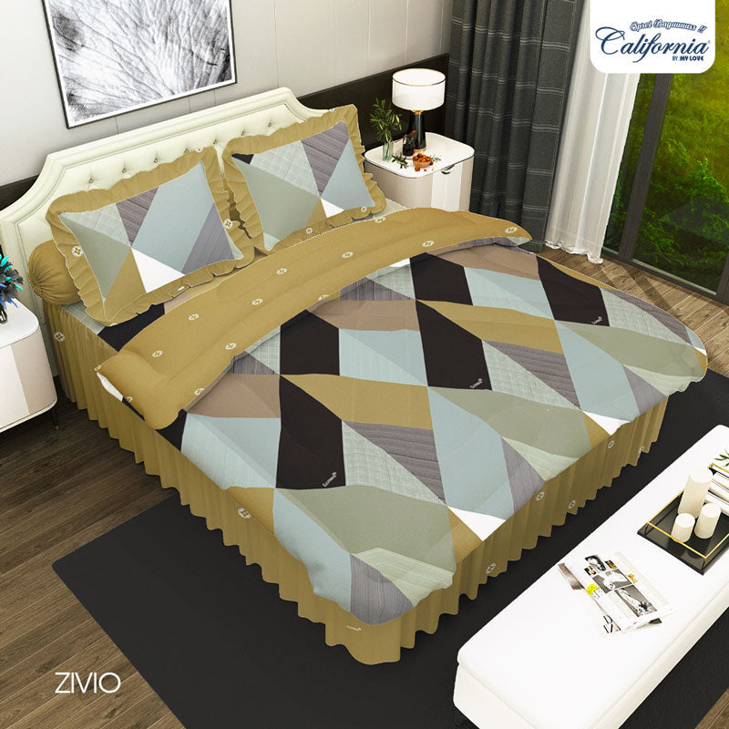 Bed Cover California Queen Rumbai Zivio My Love Bedcover