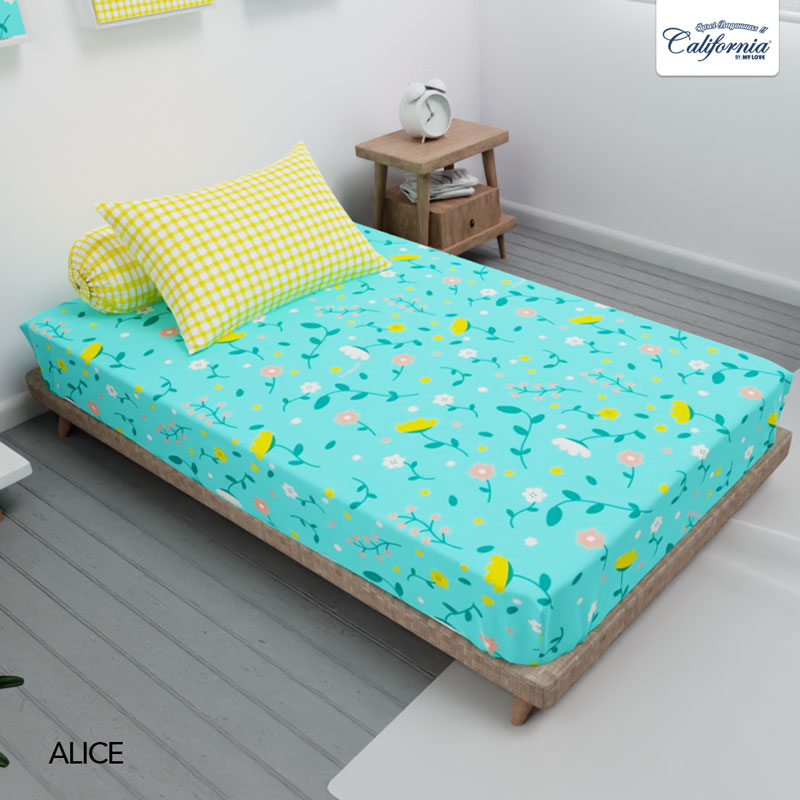 Sprei California Chingu Fitted - Alice - My Love Bedcover