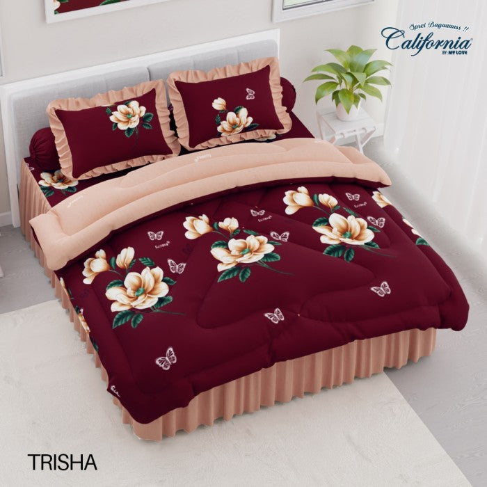 Bed Cover California Rumbai -  Trisha - My Love Bedcover