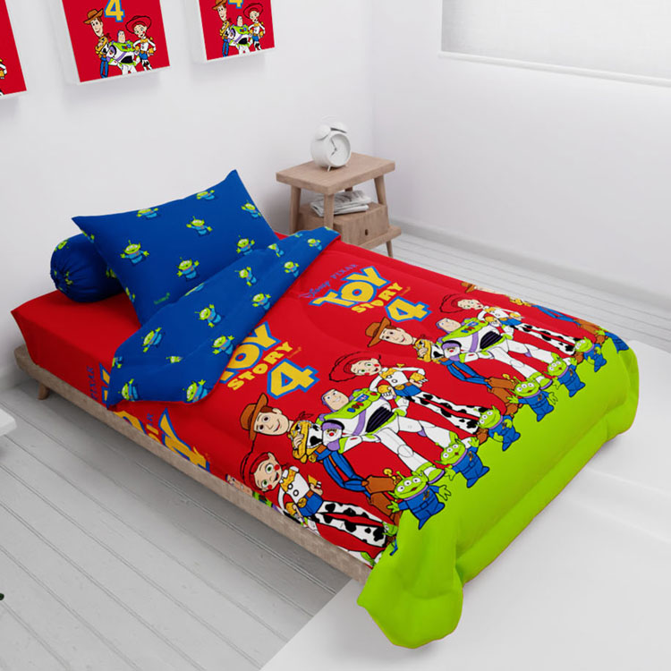 Bed Cover California Fitted - Woody Buzz Jessie - My Love Bedcover