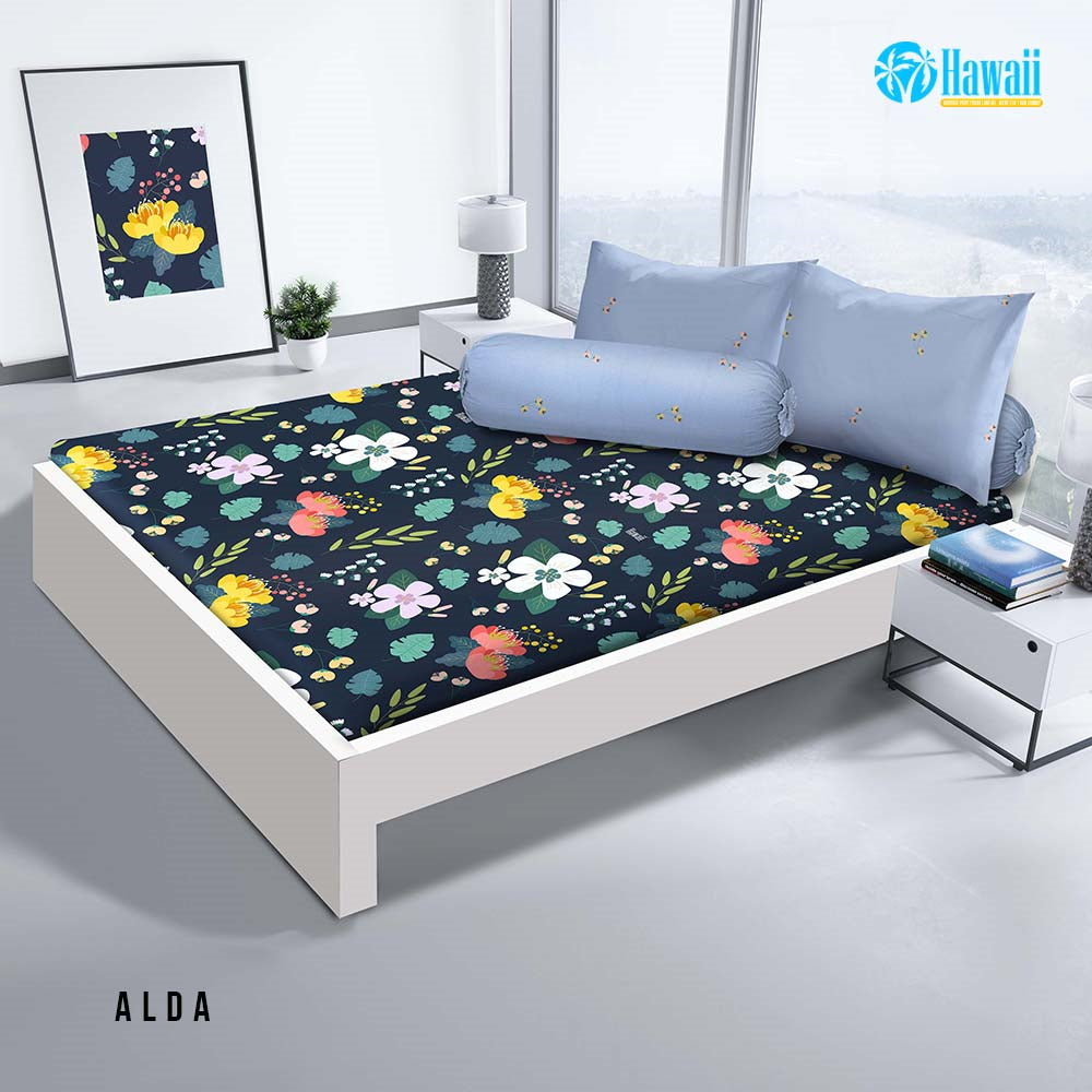 Sprei Hawaii Fitted - Alda - My Love Bedcover