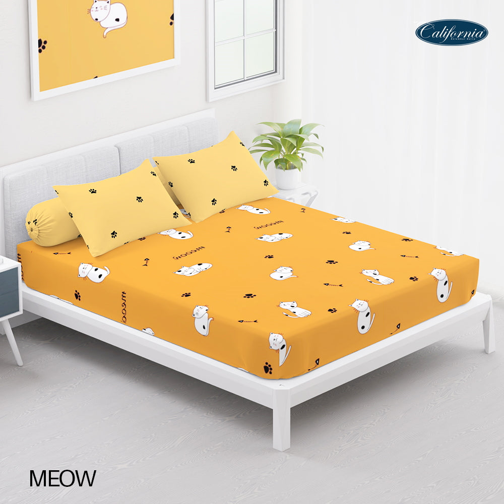 Sprei California Fitted - Meow