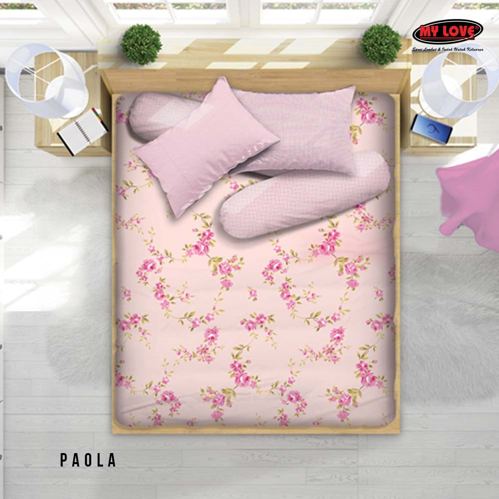 Sprei My Love Fitted - Paola - My Love Bedcover