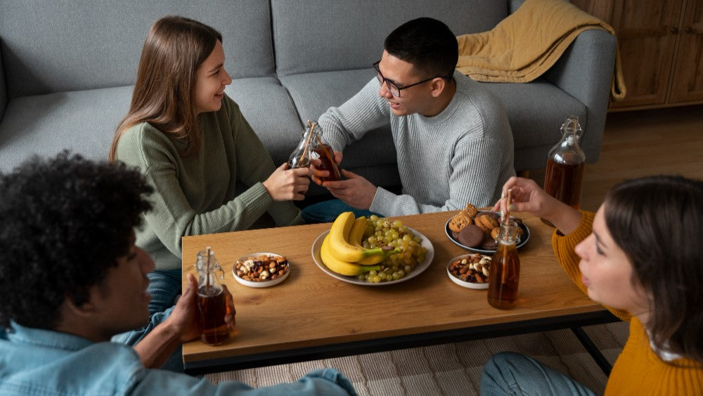 Kumpul Keluarga Sederhana di Rumah