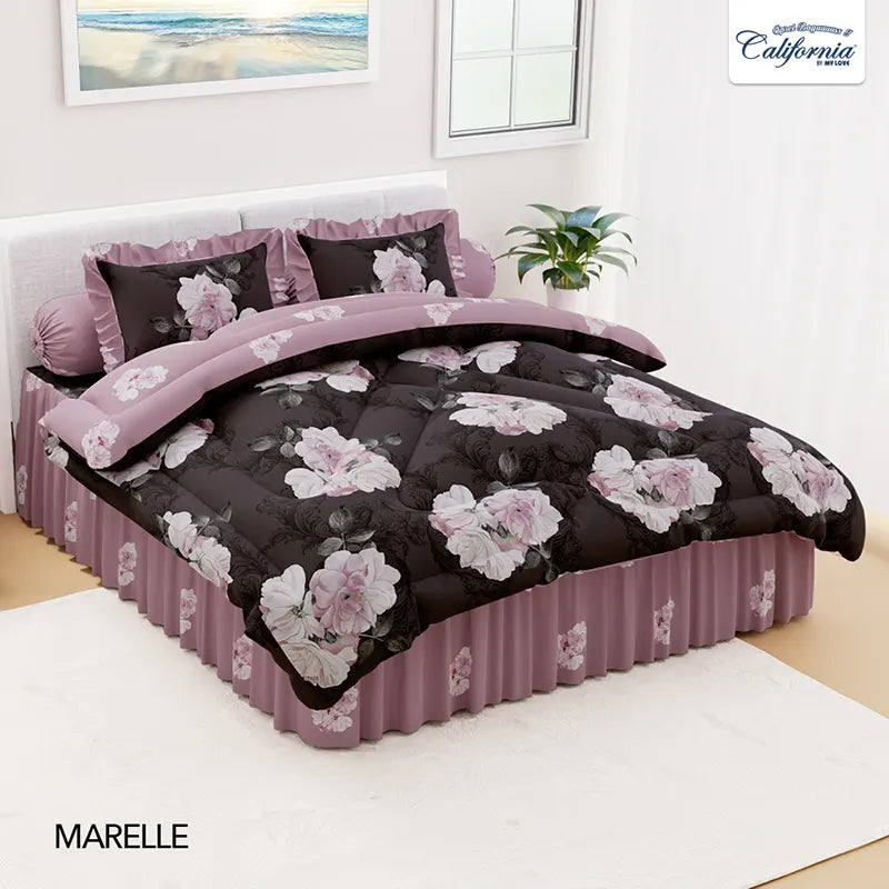 Bed Cover Rumbai Motif Floral