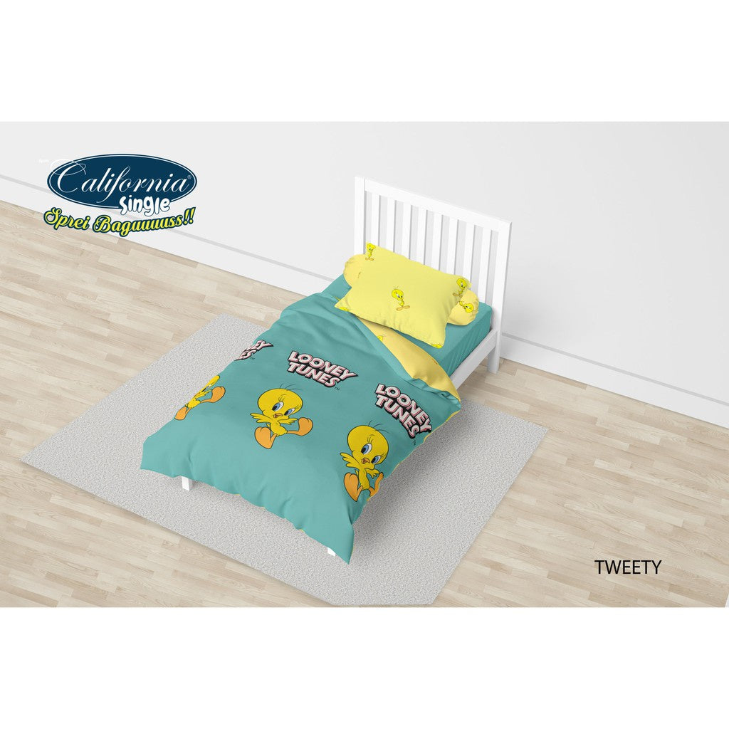 Bed Cover California Fitted - Tweety/ Looney Tunes - My Love Bedcover