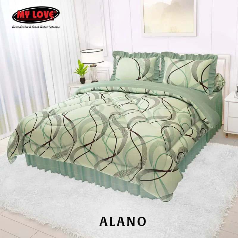 Bed Cover My Love Rumbai - Alano - My Love Bedcover