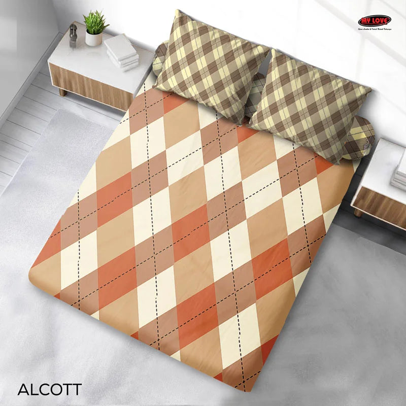 Sprei My Love Fitted - Alcott - My Love Bedcover