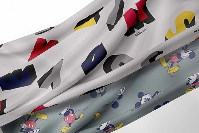 Sprei My Love Single - Alphabet/ Mickey Mouse