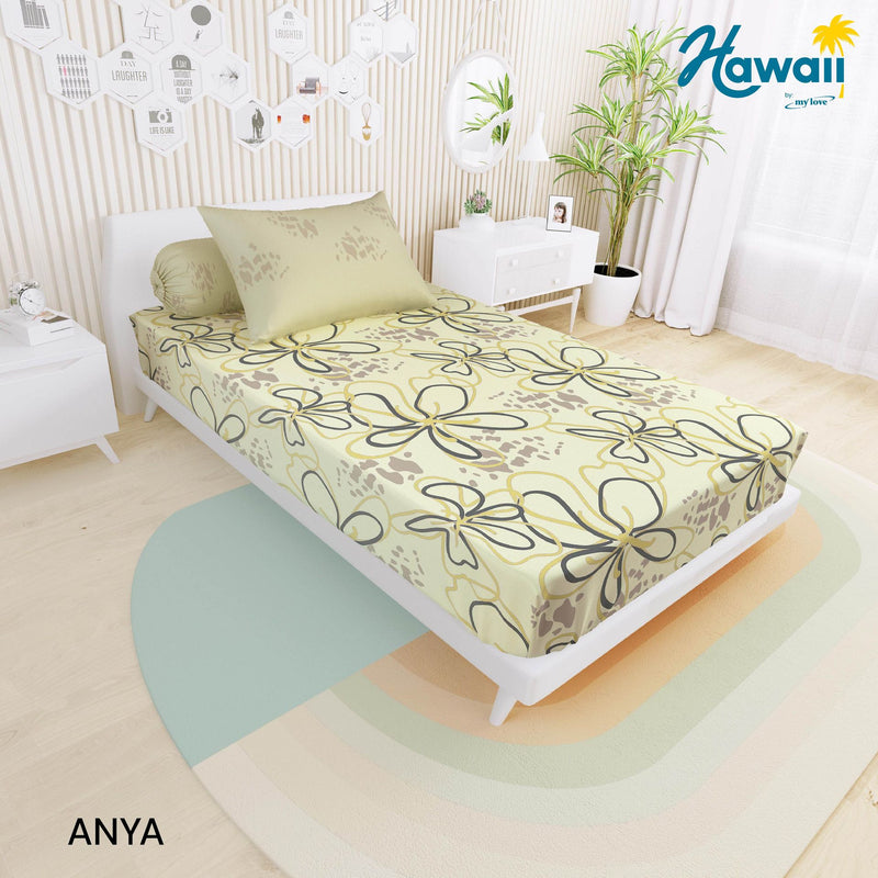 Sprei Hawaii Fitted - Anya