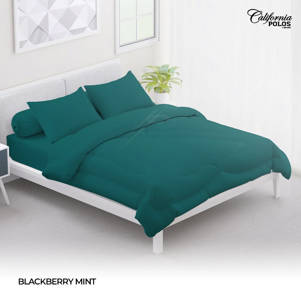Bed Cover California Polos Fitted - Blackberry Mint - My Love Bedcover