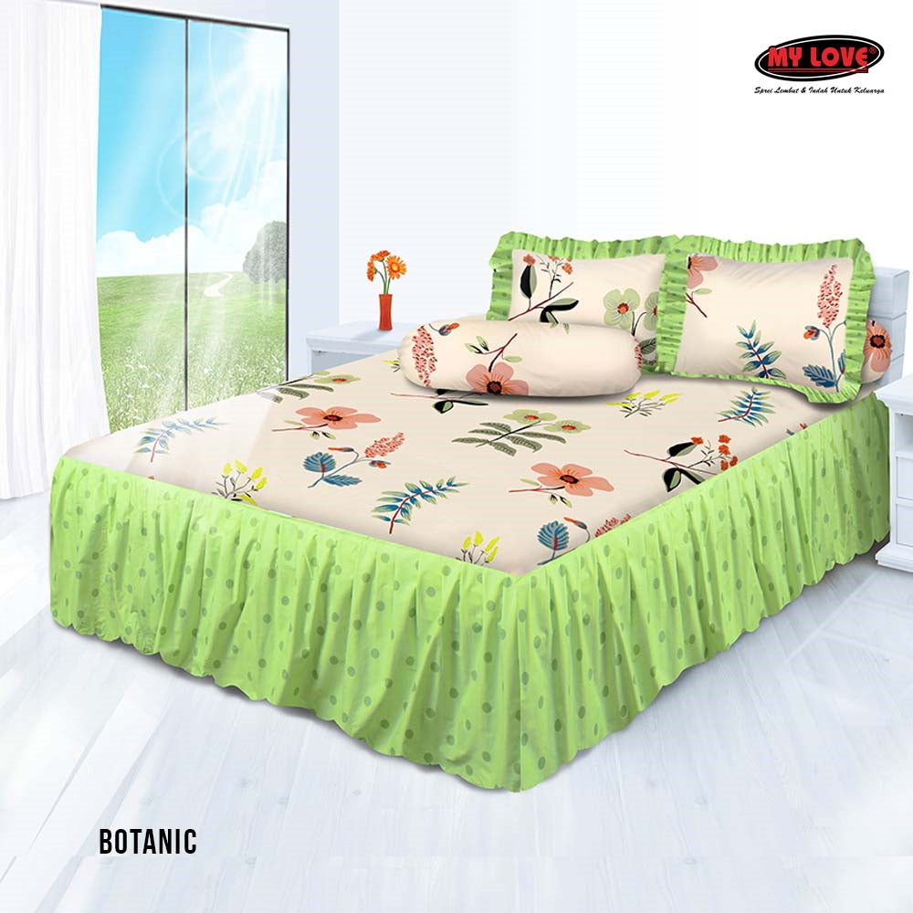 Sprei My Love Rumbai - Botanic - My Love Bedcover