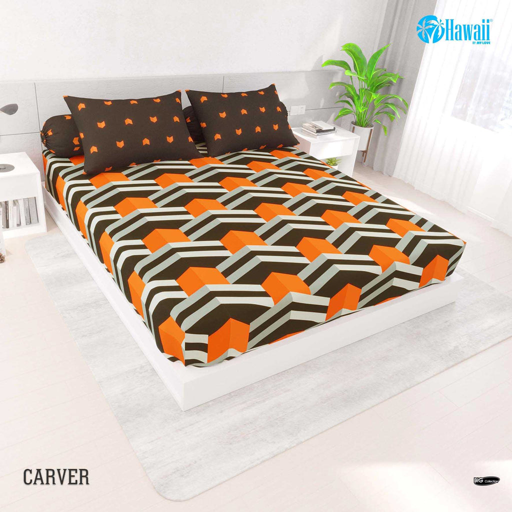 Sprei Hawaii Fitted - Carver - My Love Bedcover