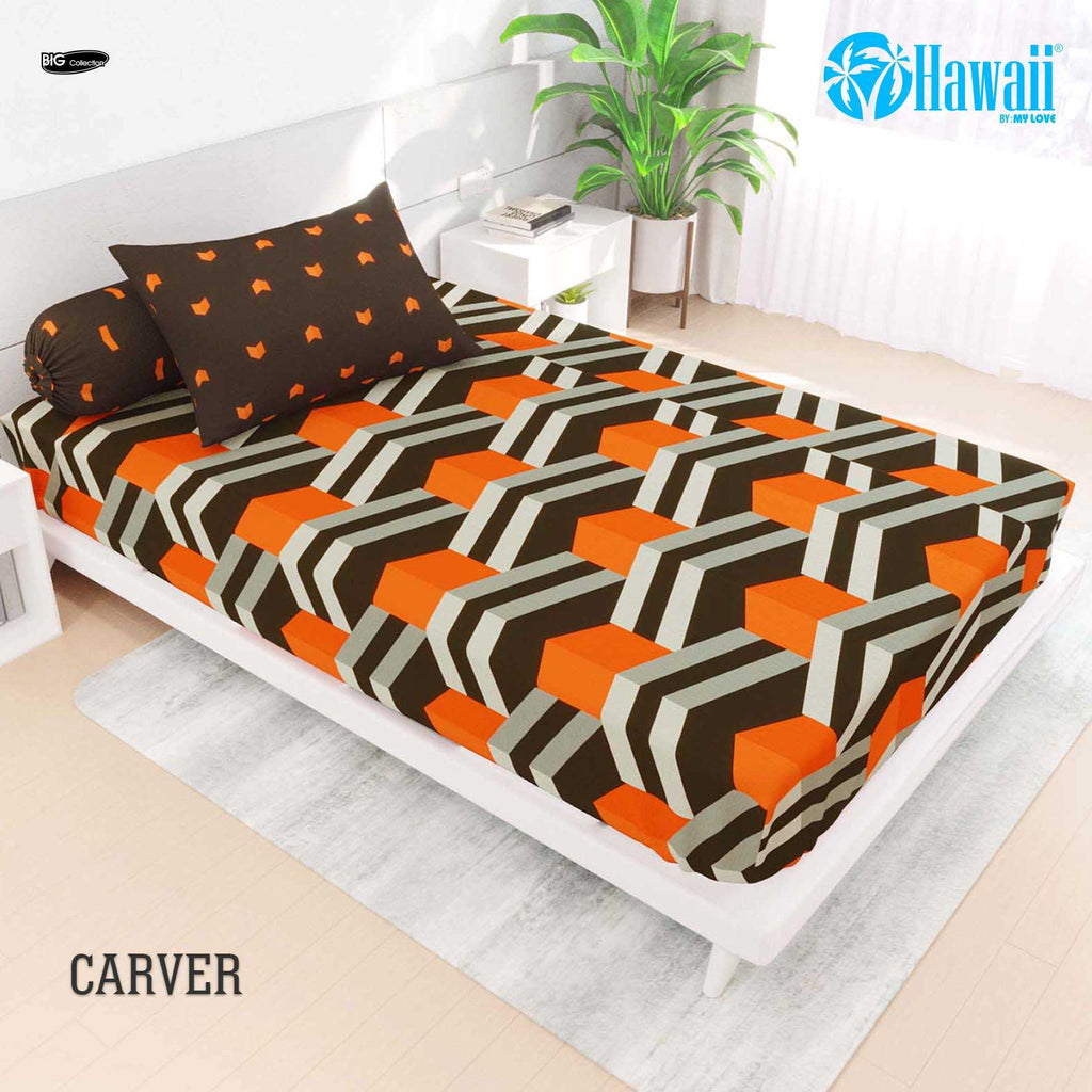 Sprei Hawaii Fitted - Carver - My Love Bedcover