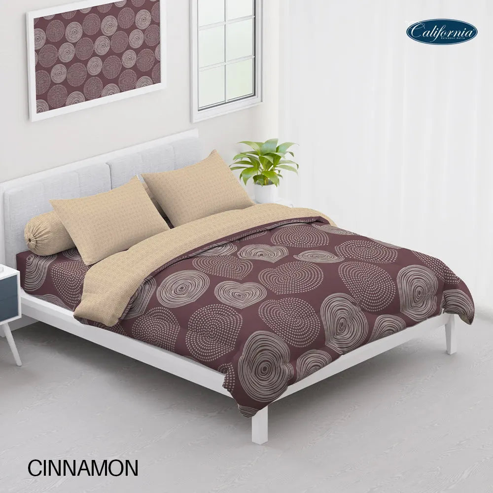 Bed Cover California Fitted - Cinnamon - My Love Bedcover