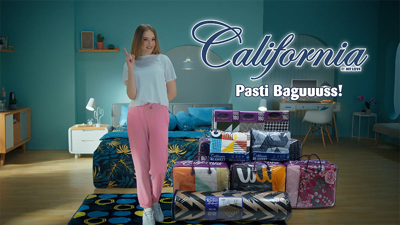 Sprei California by my love Official 