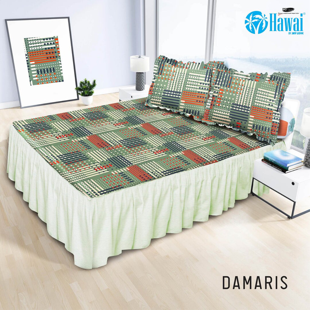 Sprei Hawaii Rumbai - Damaris - My Love Bedcover