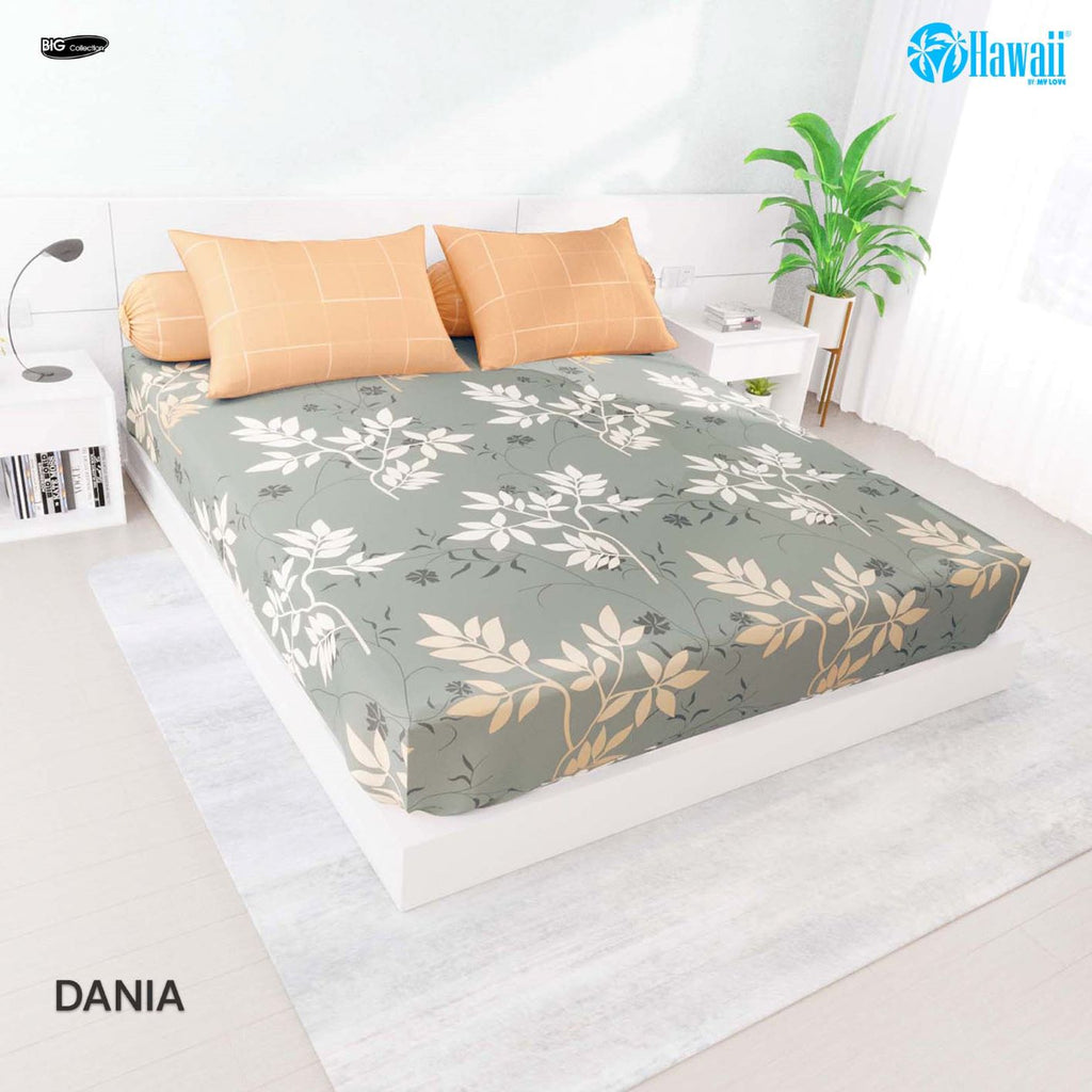 Sprei Hawaii Fitted - Dania - My Love Bedcover