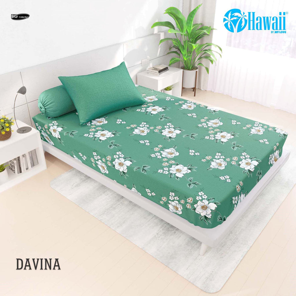 Sprei Hawaii Fitted - Davina - My Love Bedcover