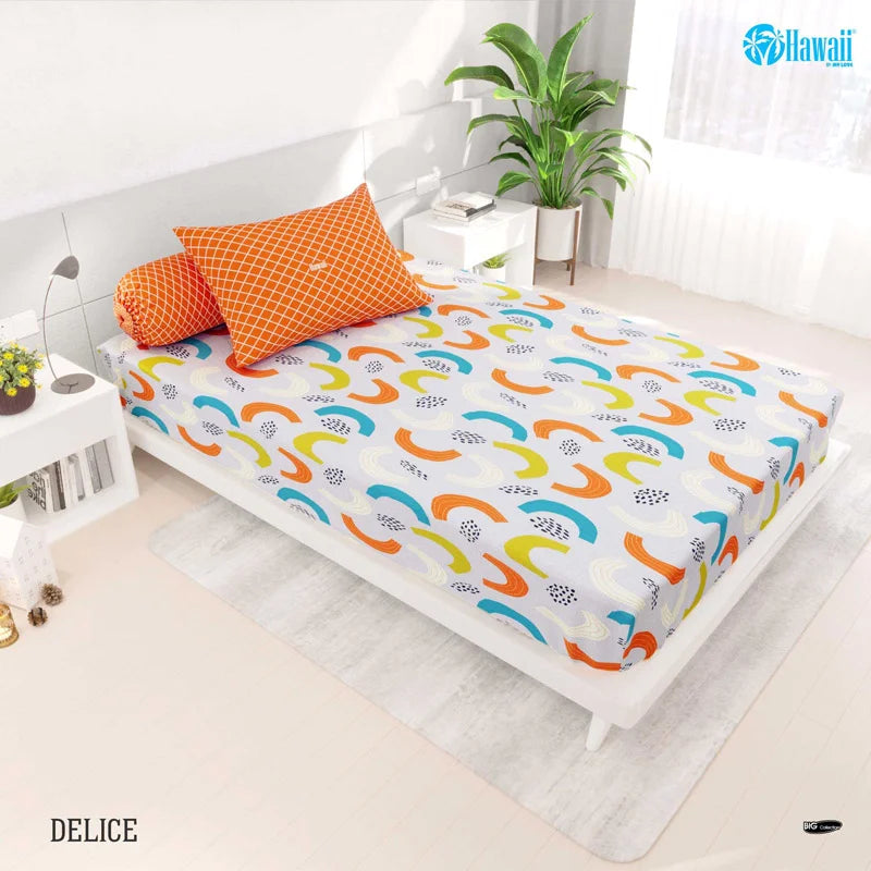 Sprei Hawaii Fitted - Delice - My Love Bedcover
