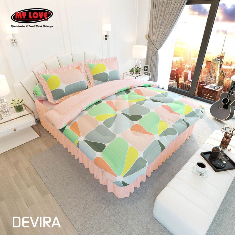 Bed Cover My Love Rumbai - Devira - My Love Bedcover