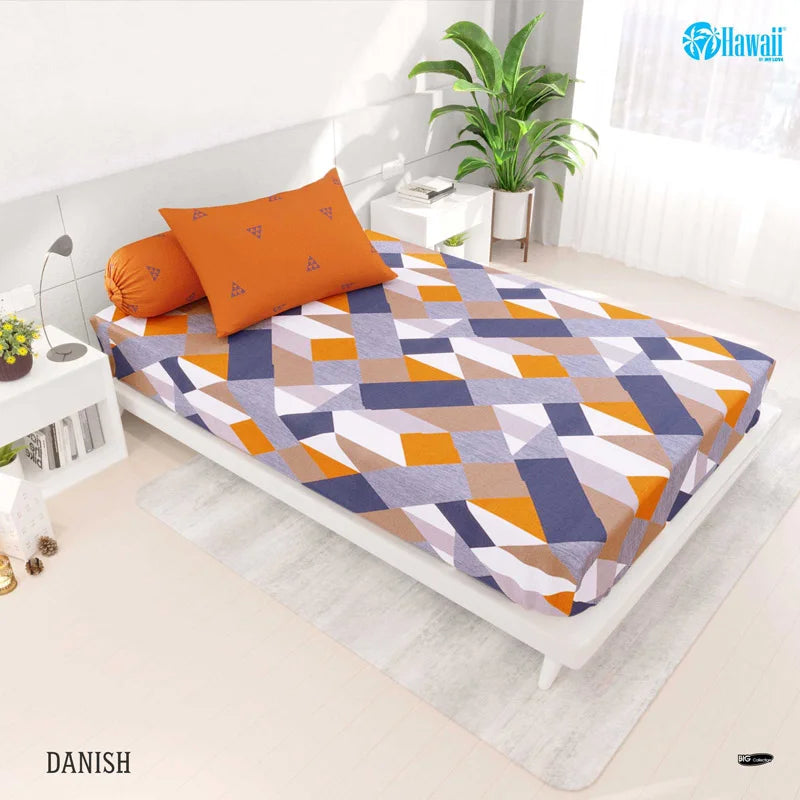 Sprei Hawaii Fitted - Danish - My Love Bedcover