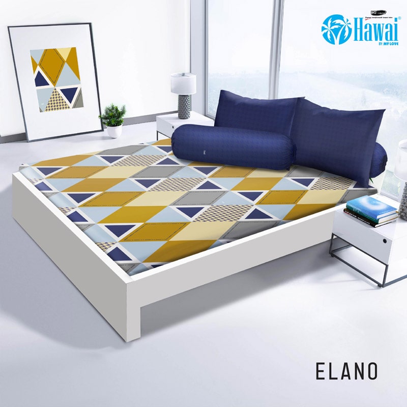 Sprei Hawaii Fitted - Elano - My Love Bedcover
