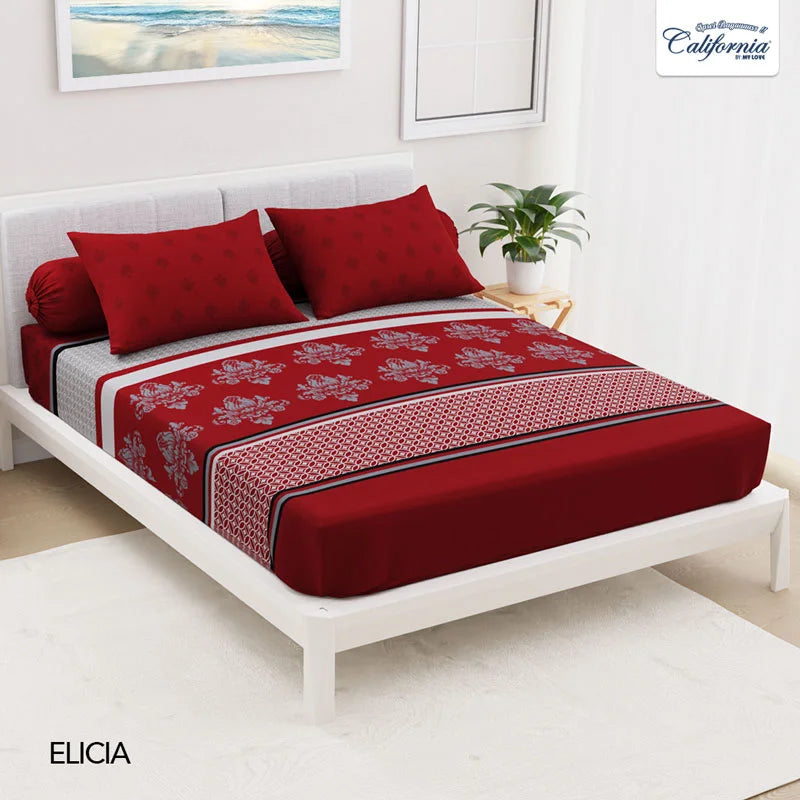 Sprei California Fitted - Elicia - My Love Bedcover