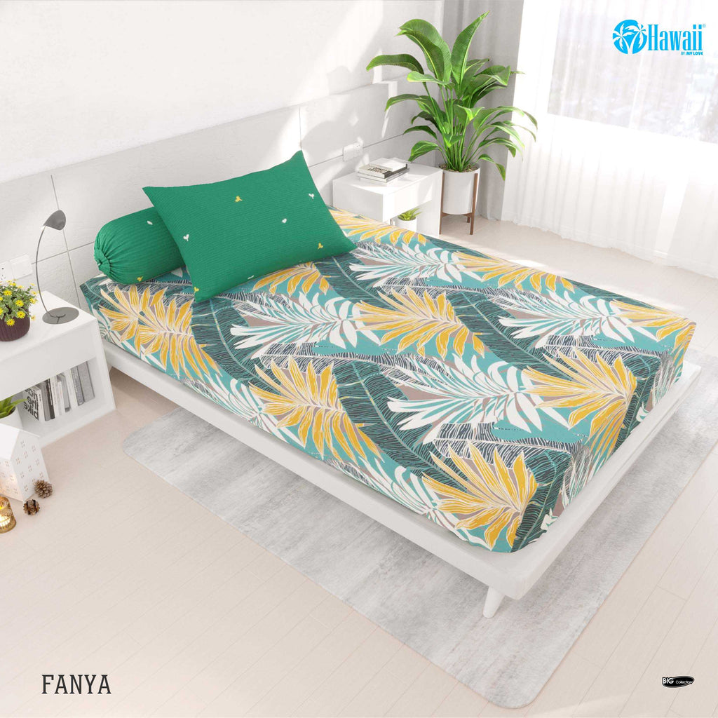 Sprei Hawaii Fitted - Fanya - My Love Bedcover